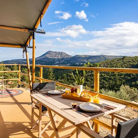Civara - Private Glamping In Nature With Jakuzzi Luxury tent Tsivaras