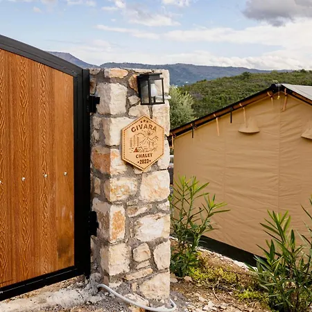 Civara - Private Glamping In Nature With Jakuzzi Luxury tent Tsivaras
